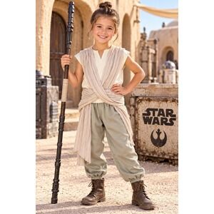 Rubie's Star Wars Rey Deluxe Costume Kids Medium 620090 Halloween Cosplay